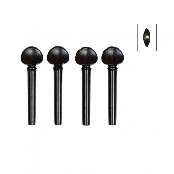 Oud Pegs with Perl Eye Fittings-12 pcs set